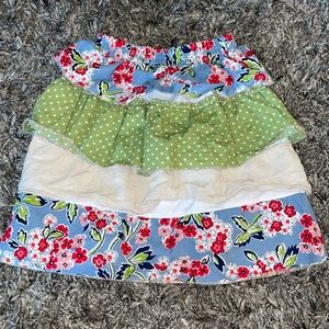 💐Sado tiered skirt with different patterns